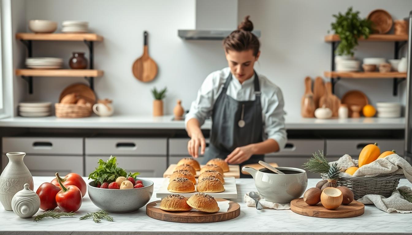 Quick weeknight dinner prepared in a home kitchen