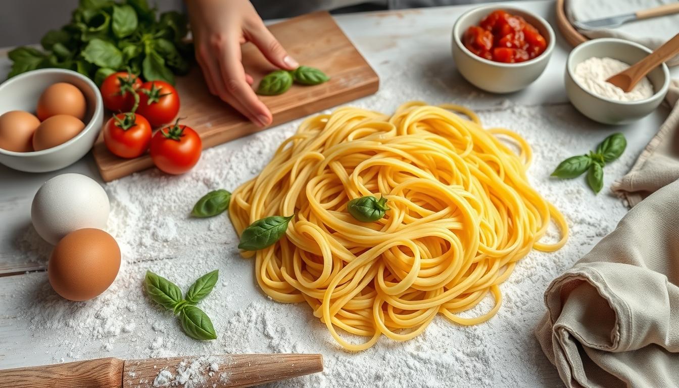 Ingredients prepared for a fast weeknight meal